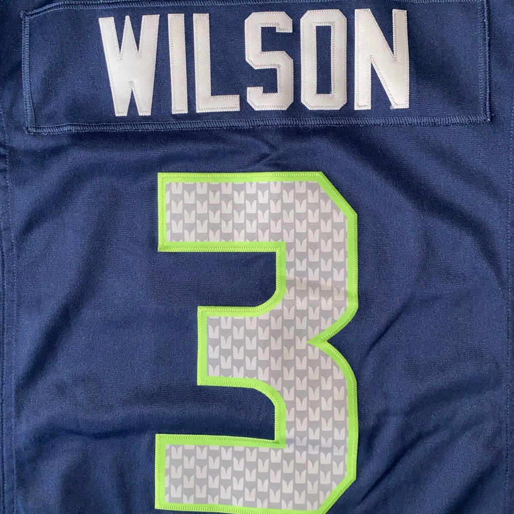 Seattle Seahawks Super Bowl XLIX #3 Russell Wilson NFL On Field Jersey | Size S - Picture 2 of 16